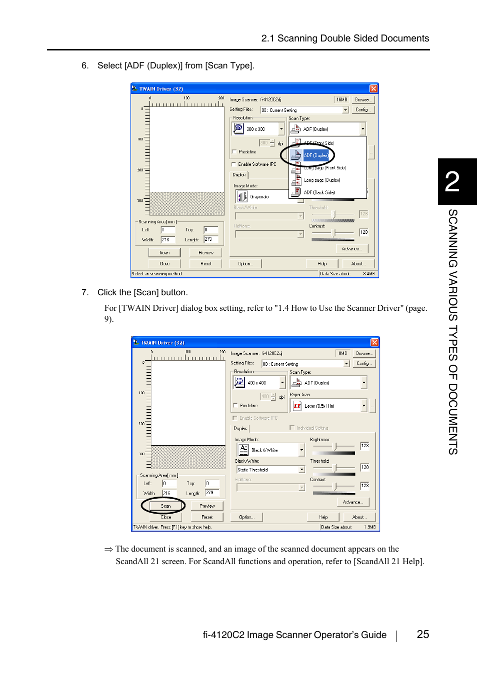 FUJITSU fi-4120C2 User Manual | Page 41 / 130
