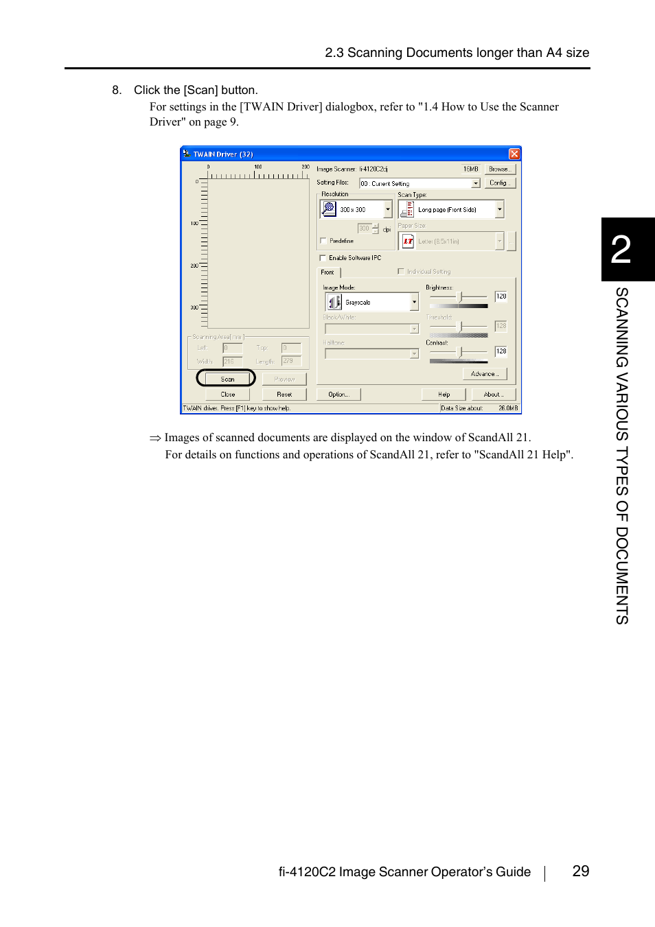 FUJITSU fi-4120C2 User Manual | Page 45 / 130