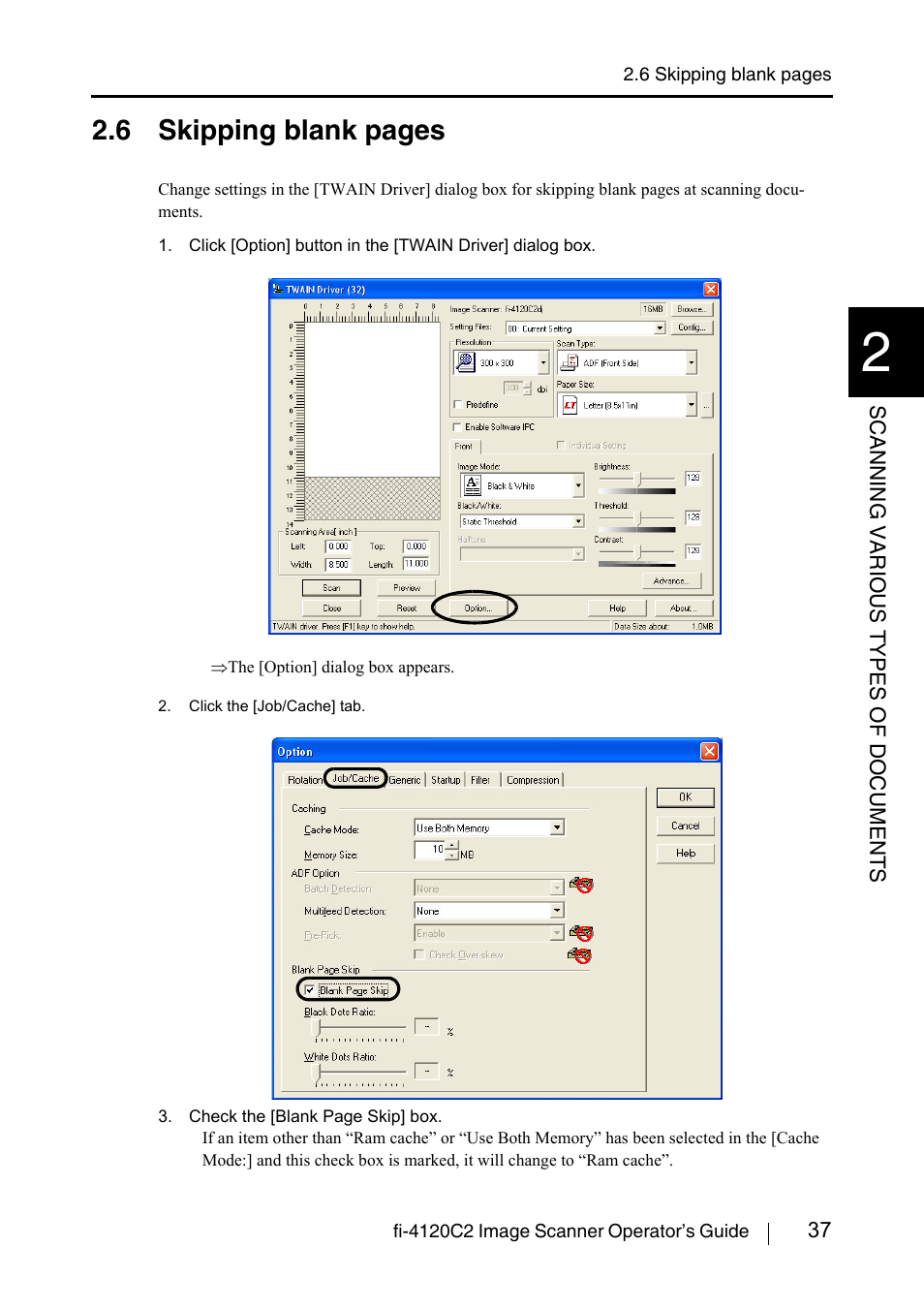 6 skipping blank pages | FUJITSU fi-4120C2 User Manual | Page 53 / 130