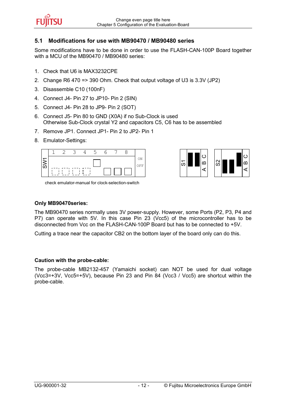 FUJITSU FMC-16LX FAMILY User Manual | Page 12 / 20