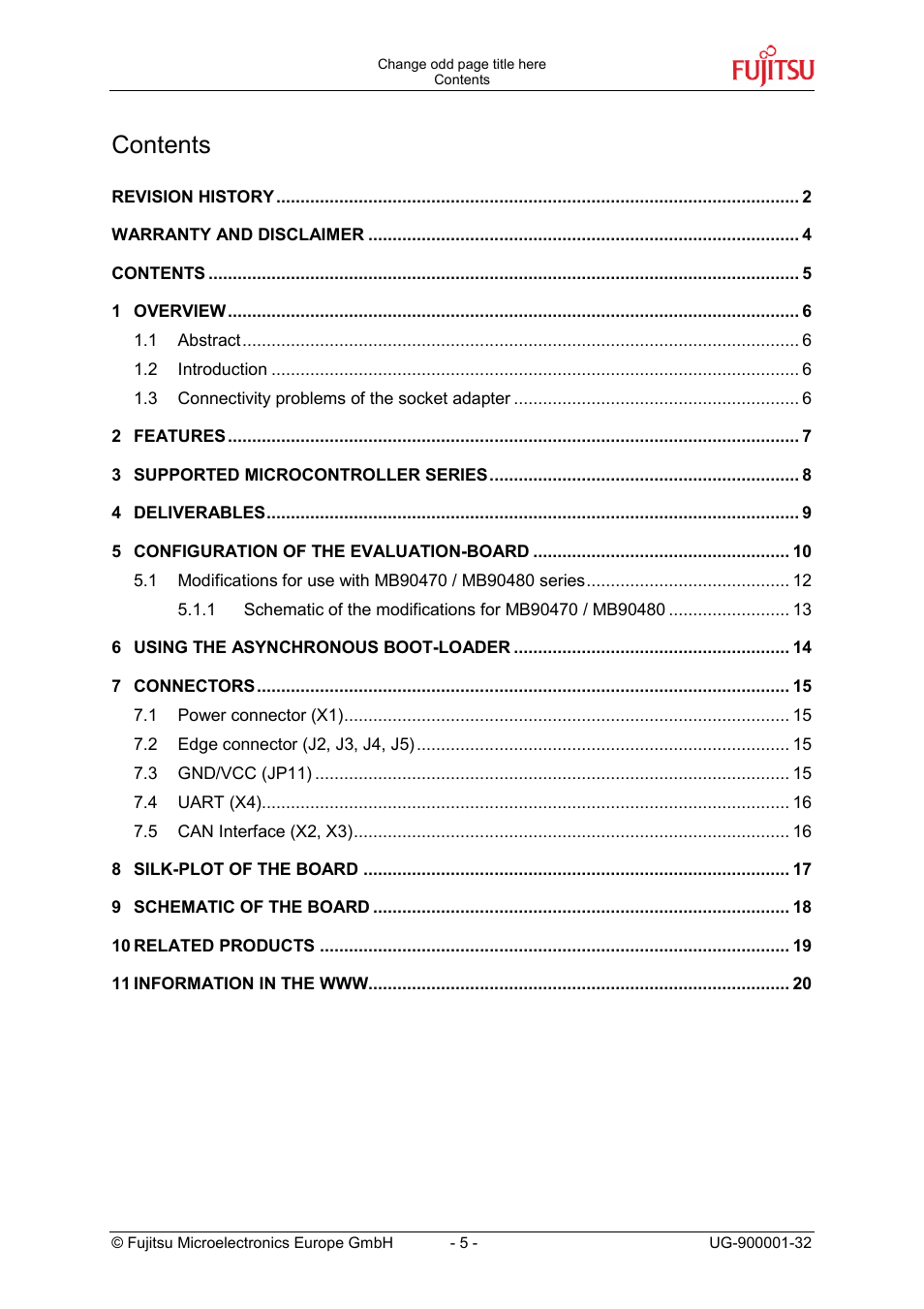 FUJITSU FMC-16LX FAMILY User Manual | Page 5 / 20