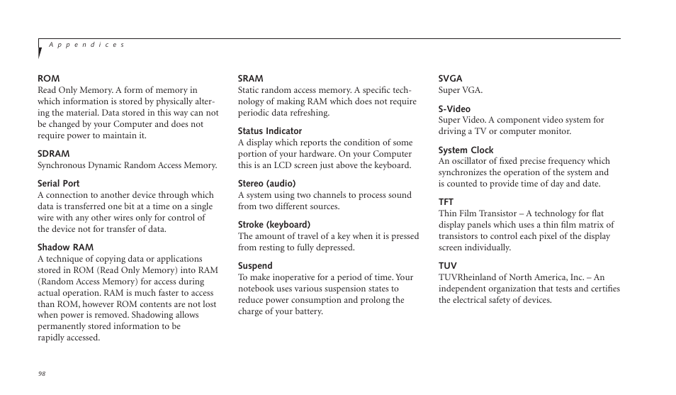 FUJITSU LIFEBOOK B142 User Manual | Page 105 / 112