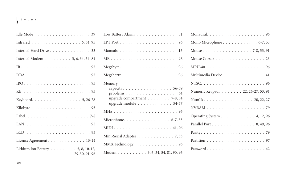 FUJITSU LIFEBOOK B142 User Manual | Page 110 / 112