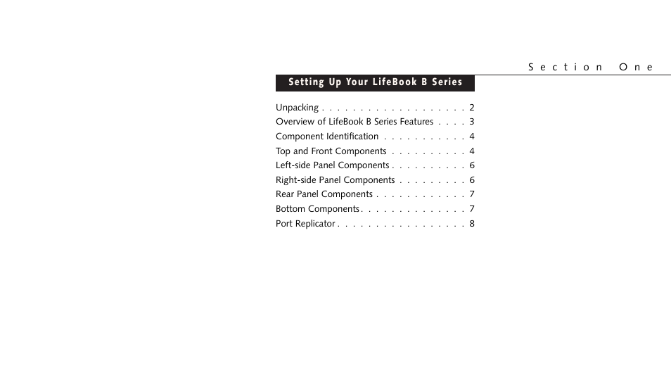 FUJITSU LIFEBOOK B142 User Manual | Page 12 / 112