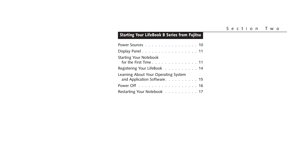 FUJITSU LIFEBOOK B142 User Manual | Page 20 / 112