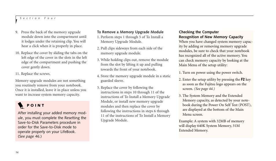 FUJITSU LIFEBOOK B142 User Manual | Page 66 / 112