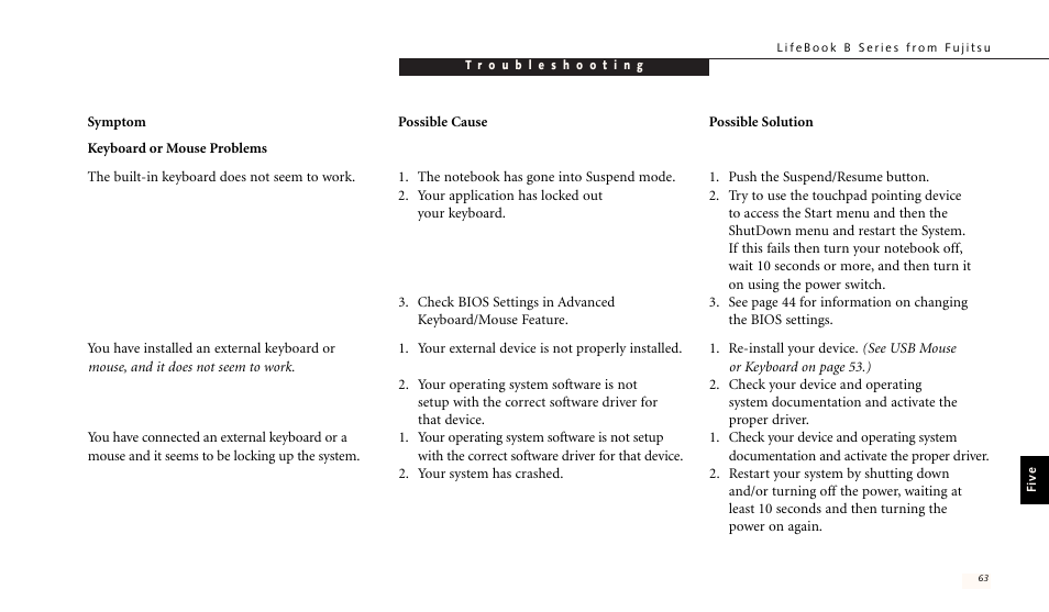 FUJITSU LIFEBOOK B142 User Manual | Page 72 / 112