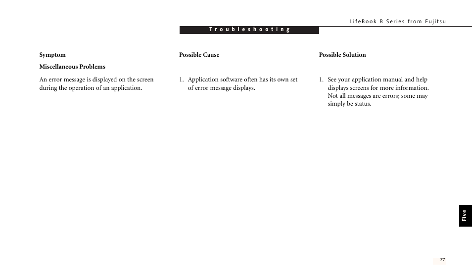 FUJITSU LIFEBOOK B142 User Manual | Page 86 / 112