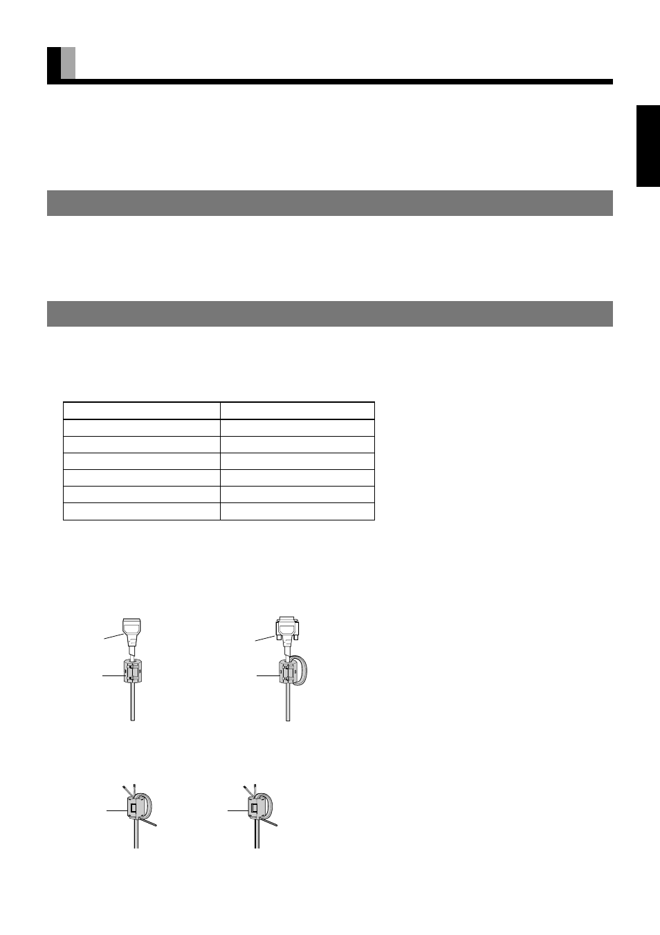 Connecting the display to external equipment, E-13, Receptacle | FUJITSU PDS5004U User Manual | Page 16 / 50