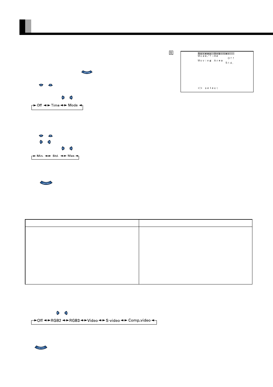 Other adjustments (features menu)(continued), E-38 | FUJITSU PDS5004U User Manual | Page 41 / 50