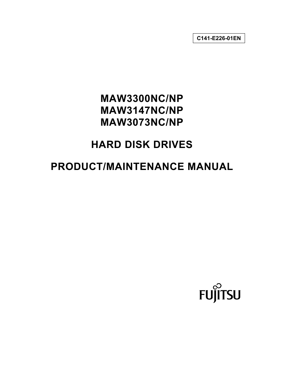 FUJITSU MAW3073NC/NP User Manual | 130 pages