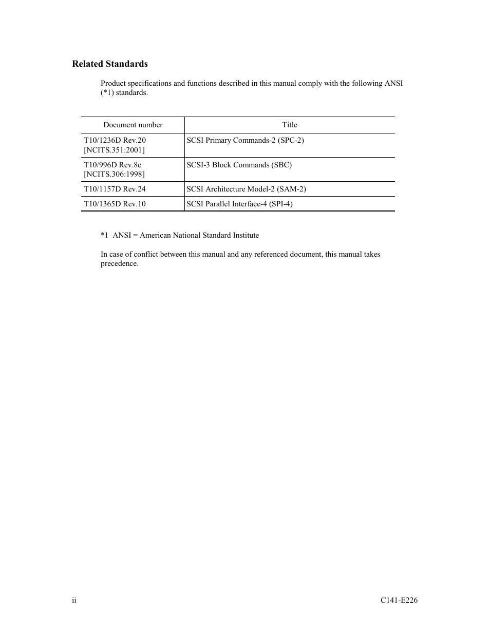 FUJITSU MAW3073NC/NP User Manual | Page 4 / 130