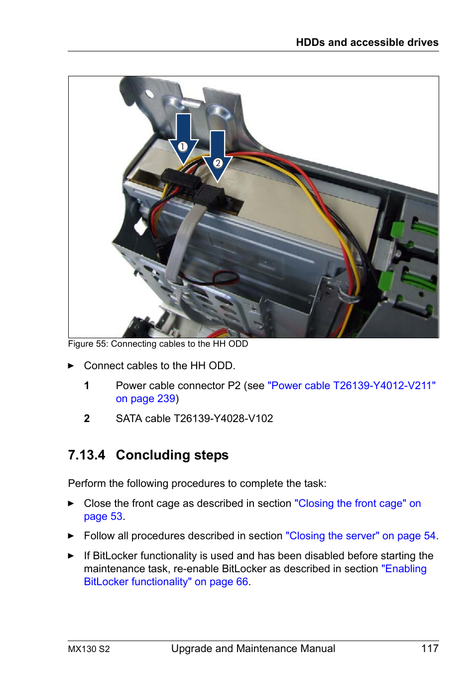 4 concluding steps, Concluding steps | FUJITSU PRIMERGY MX130 S2 User Manual | Page 117 / 256