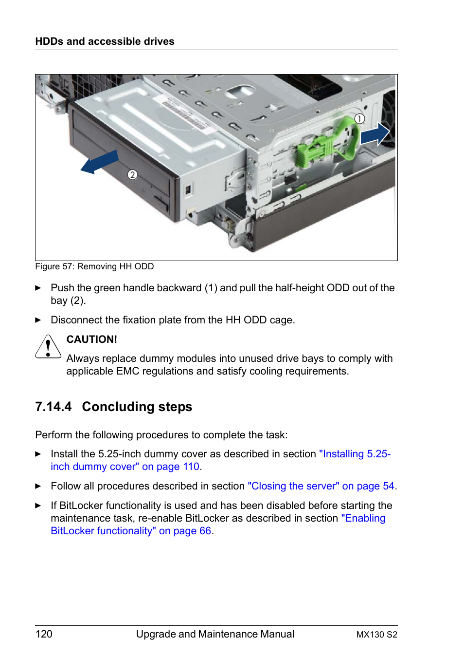 4 concluding steps, Concluding steps | FUJITSU PRIMERGY MX130 S2 User Manual | Page 120 / 256
