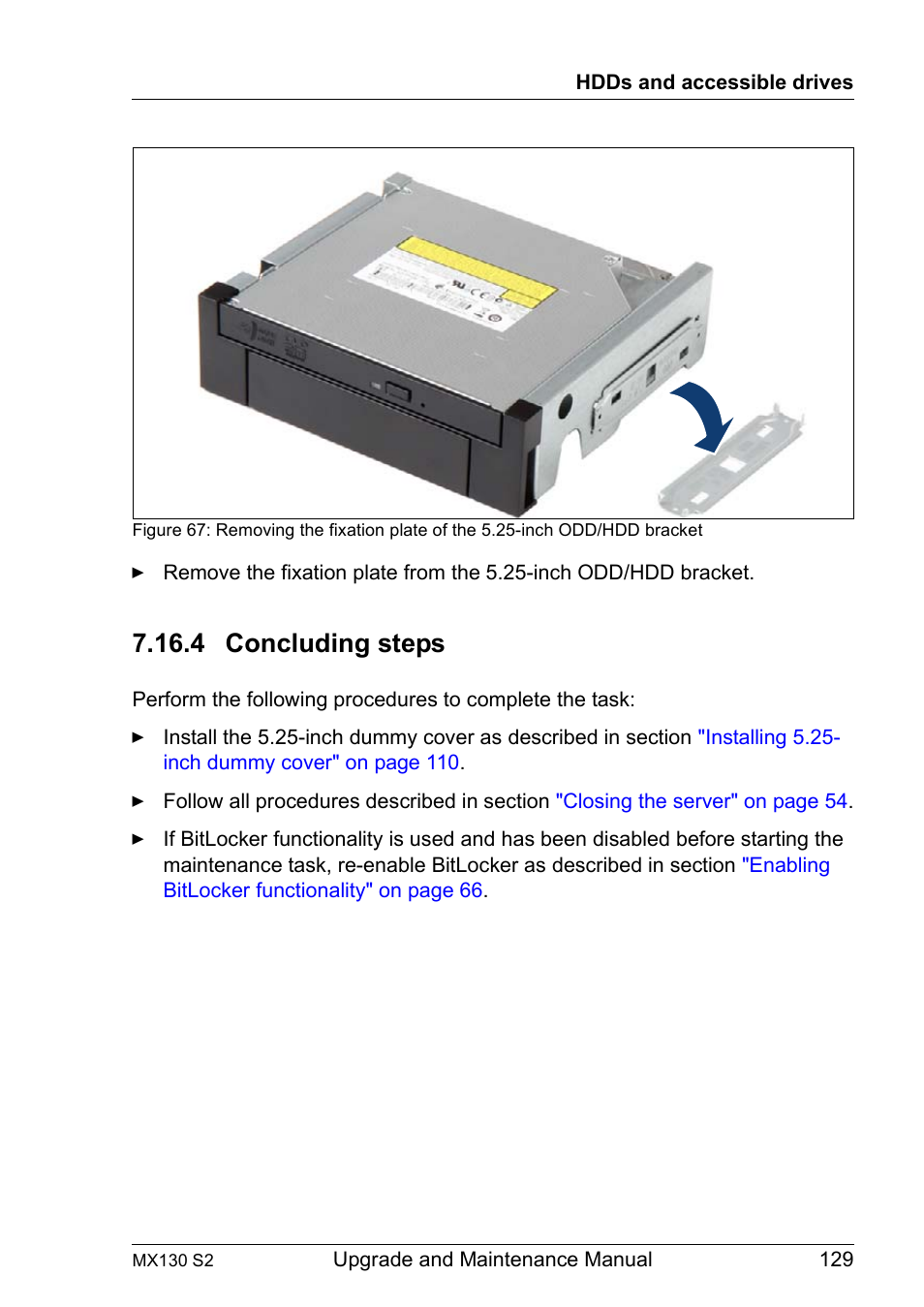 4 concluding steps, Concluding steps | FUJITSU PRIMERGY MX130 S2 User Manual | Page 129 / 256