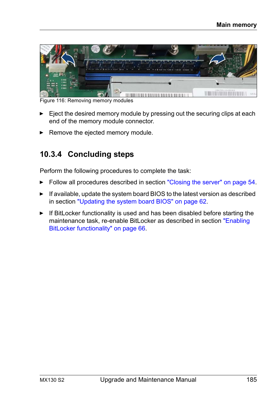 4 concluding steps, Concluding steps | FUJITSU PRIMERGY MX130 S2 User Manual | Page 185 / 256