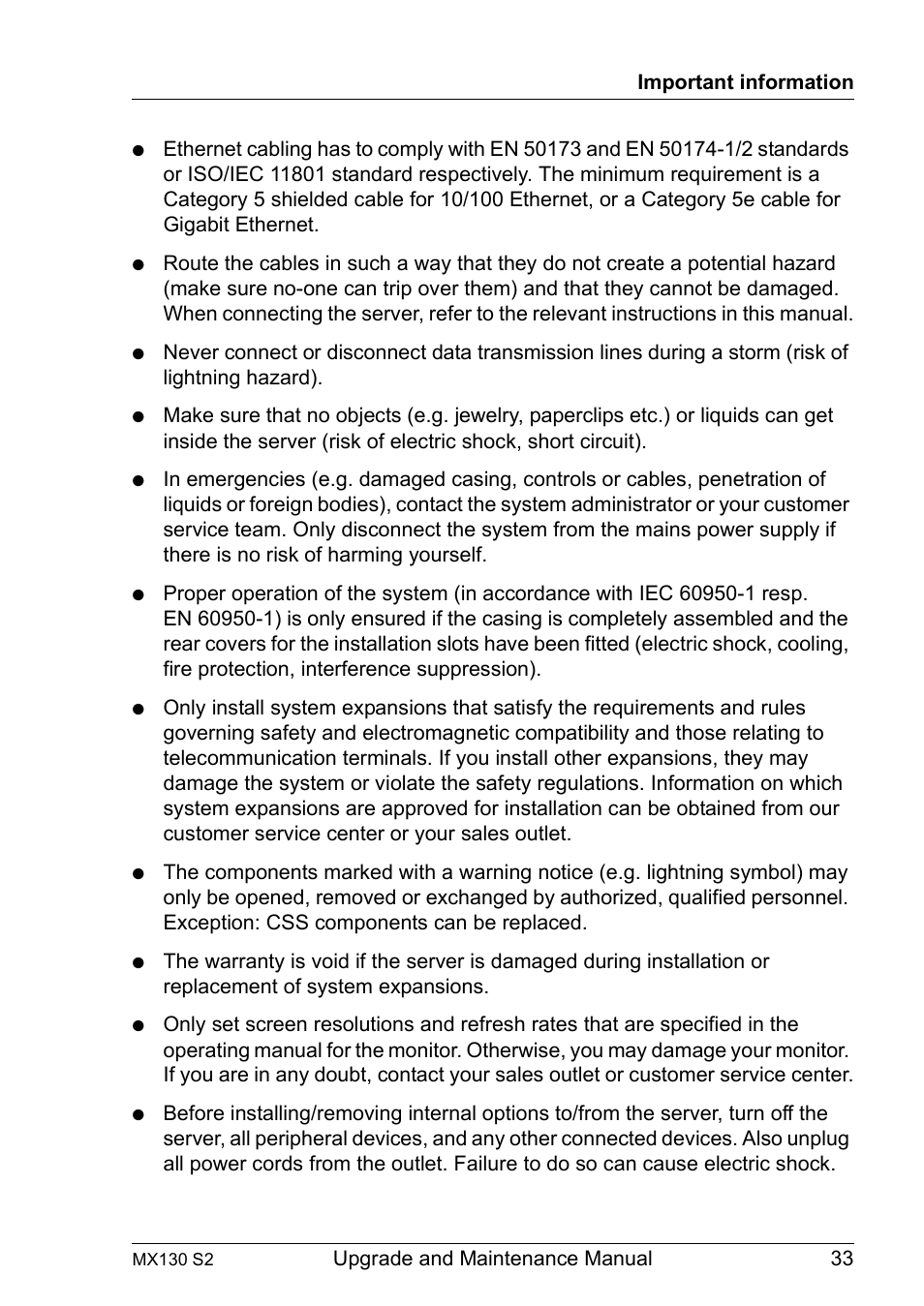 FUJITSU PRIMERGY MX130 S2 User Manual | Page 33 / 256