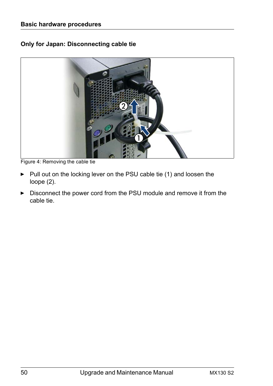FUJITSU PRIMERGY MX130 S2 User Manual | Page 50 / 256