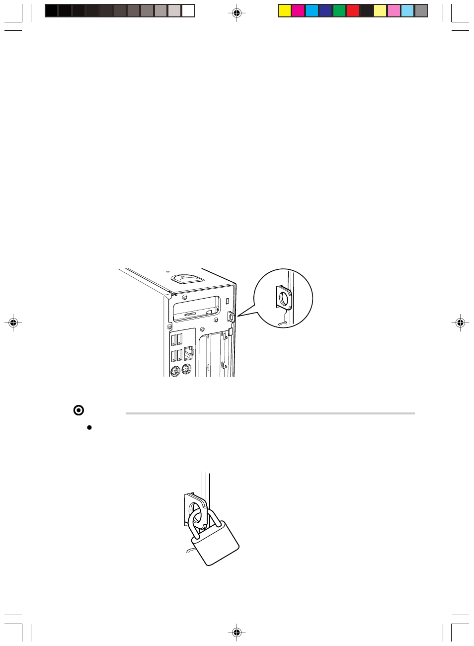 Anti-theft protection and lead-sealing, Point | FUJITSU DeskPower E623 User Manual | Page 29 / 50