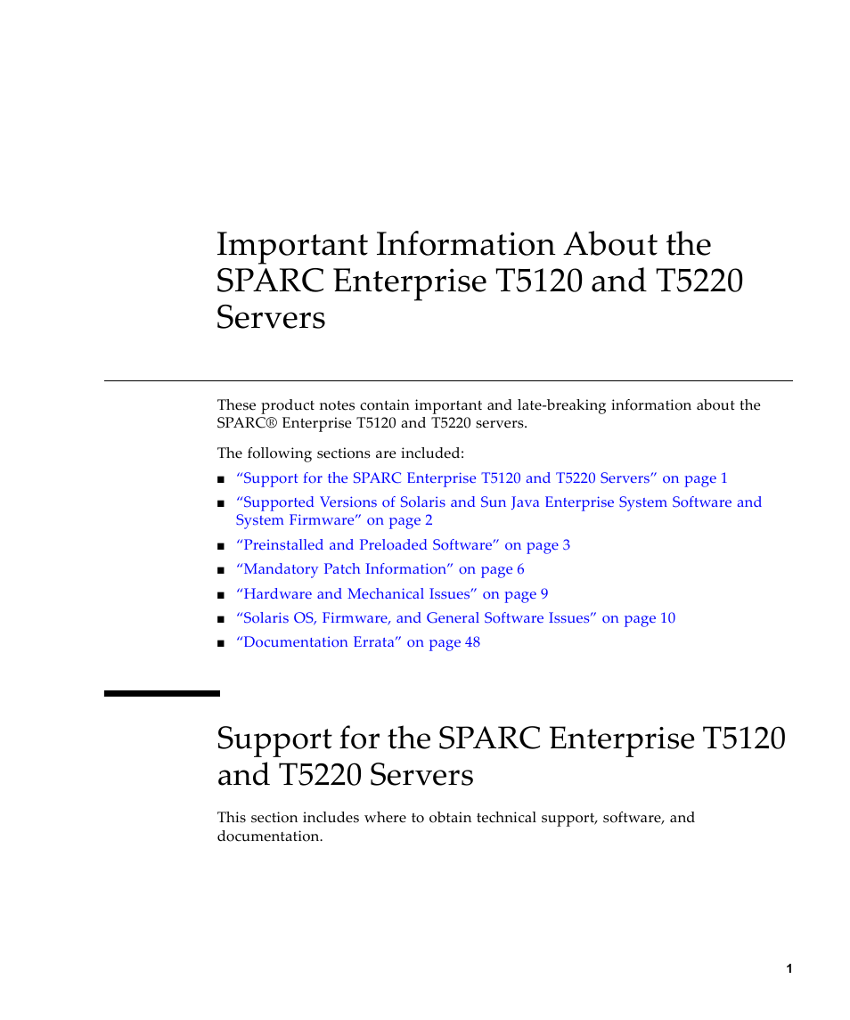 FUJITSU SPARC ENTERPRISE T5120 User Manual | Page 11 / 58