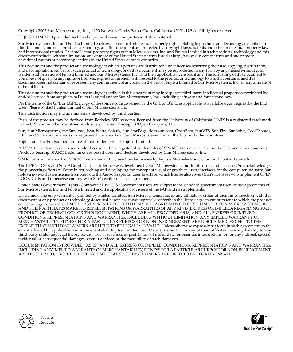 FUJITSU SPARC ENTERPRISE T5120 User Manual | Page 2 / 58