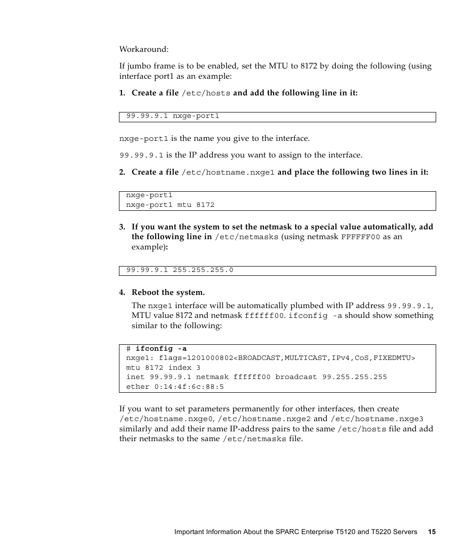 FUJITSU SPARC ENTERPRISE T5120 User Manual | Page 25 / 58