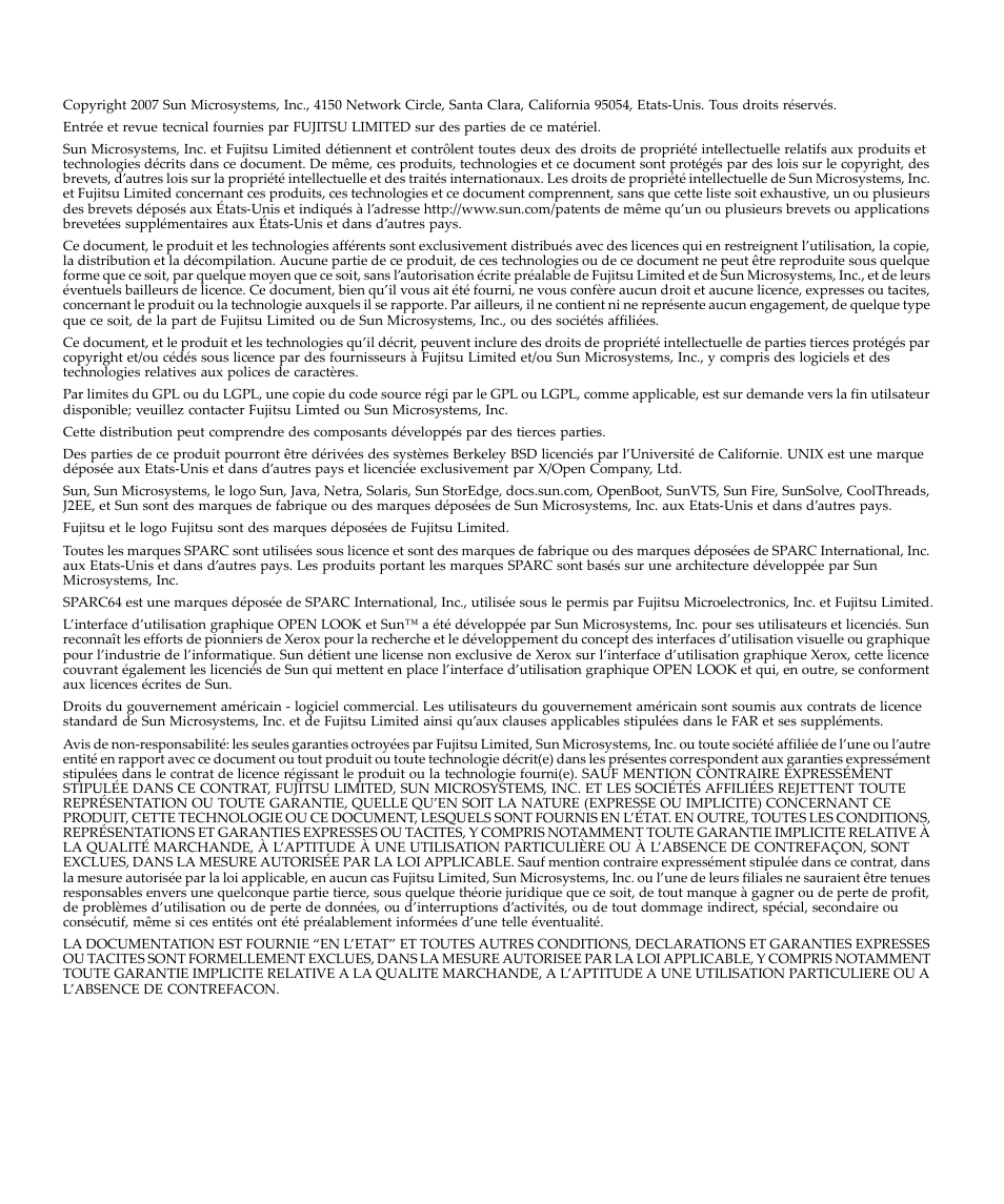FUJITSU SPARC ENTERPRISE T5120 User Manual | Page 3 / 58