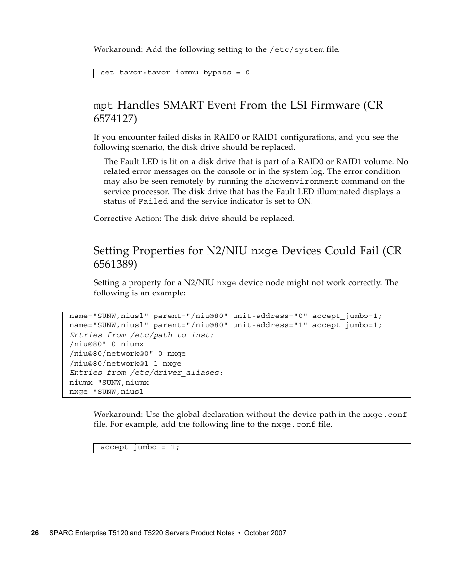 Setting properties for n2/niu nxg | FUJITSU SPARC ENTERPRISE T5120 User Manual | Page 36 / 58