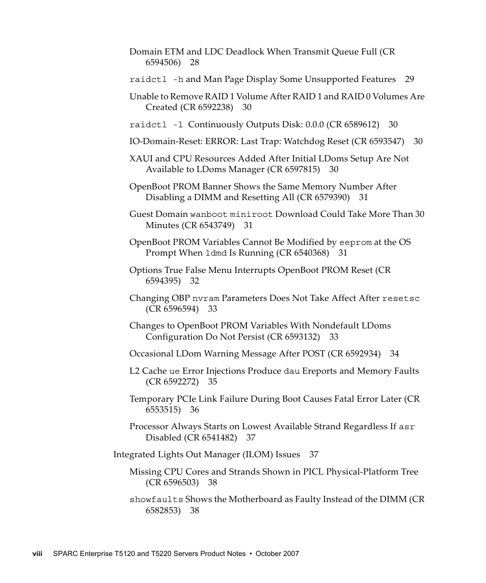 FUJITSU SPARC ENTERPRISE T5120 User Manual | Page 8 / 58