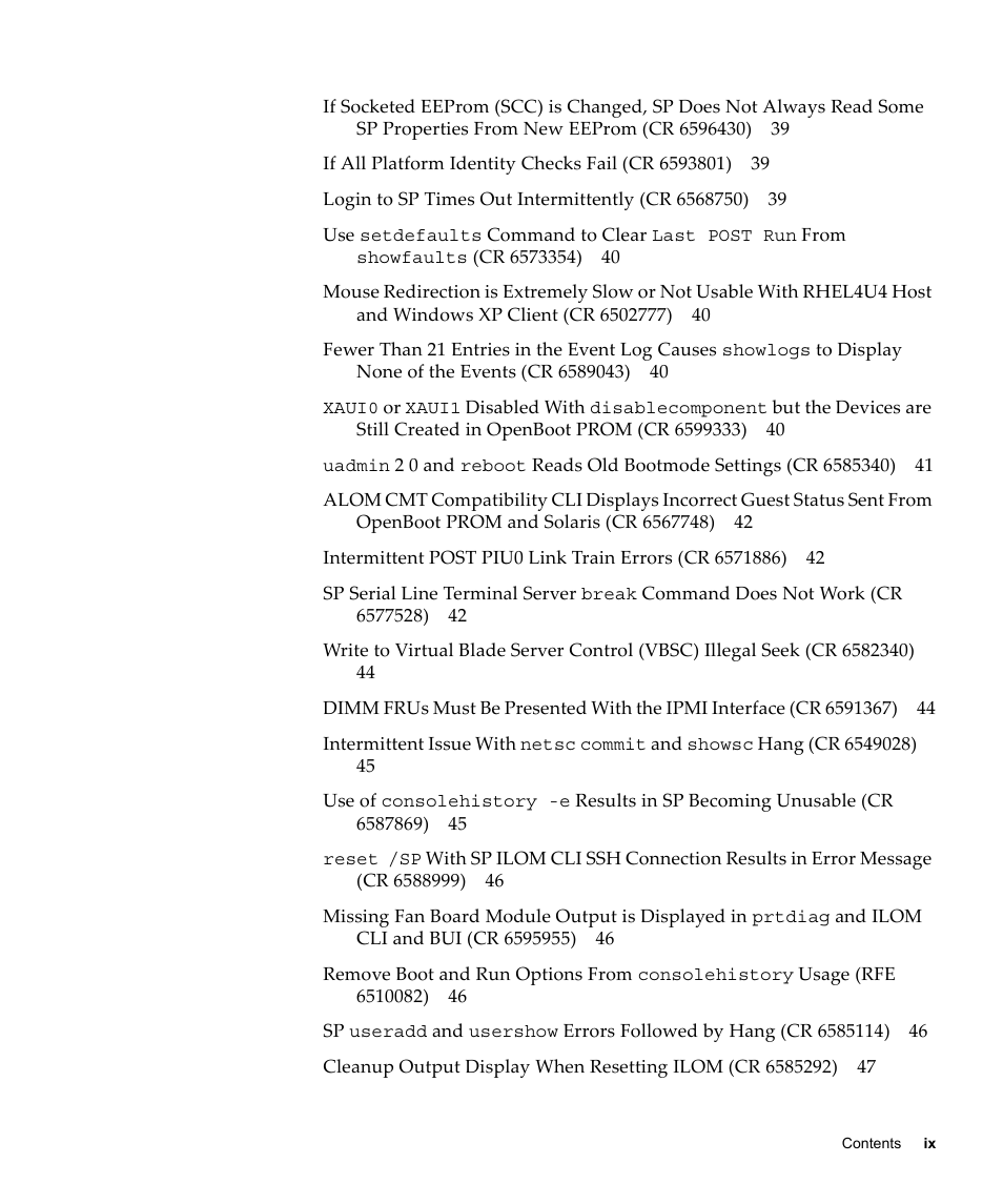 FUJITSU SPARC ENTERPRISE T5120 User Manual | Page 9 / 58