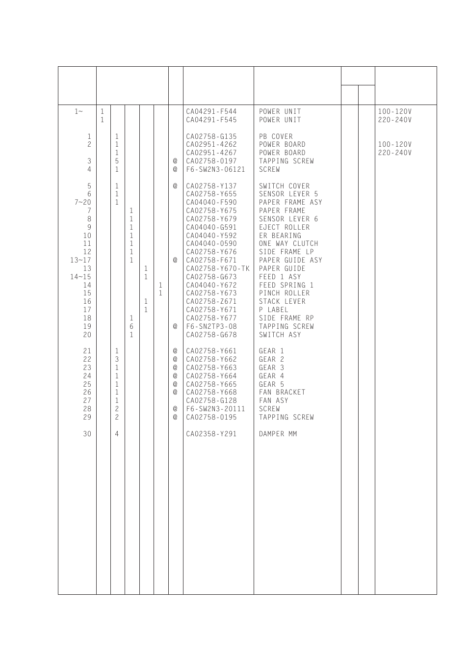 8 power unit | FUJITSU 16ADV User Manual | Page 31 / 39