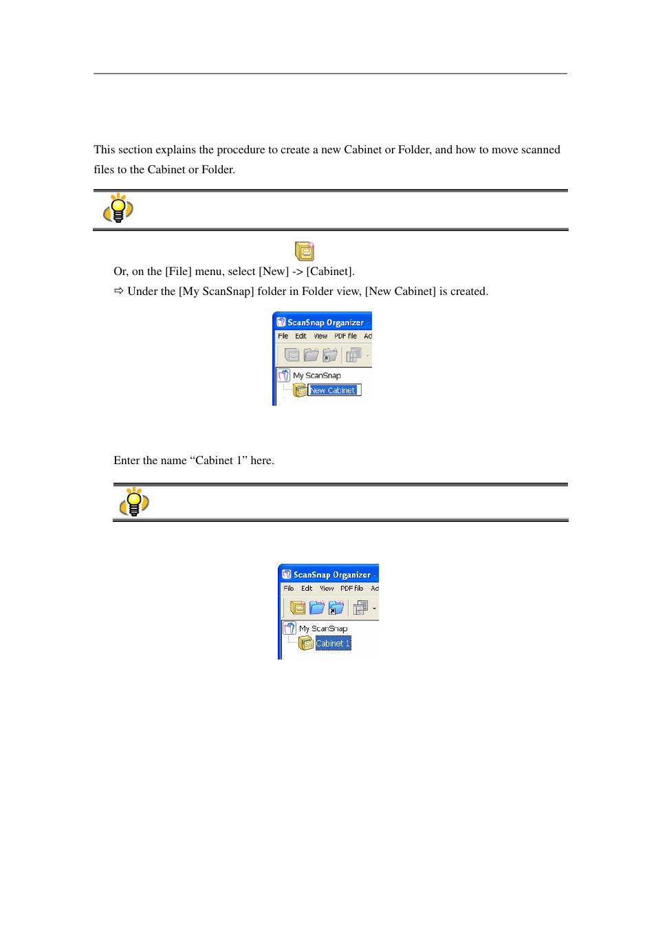 Organizing files | FUJITSU SCANSNAP P2WW-2301-01ENZ0 User Manual | Page 41 / 90