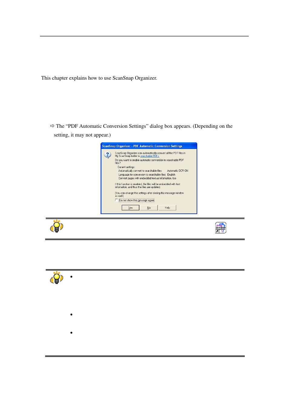 Basic operations, Starting scansnap organizer | FUJITSU SCANSNAP P2WW-2301-01ENZ0 User Manual | Page 8 / 90