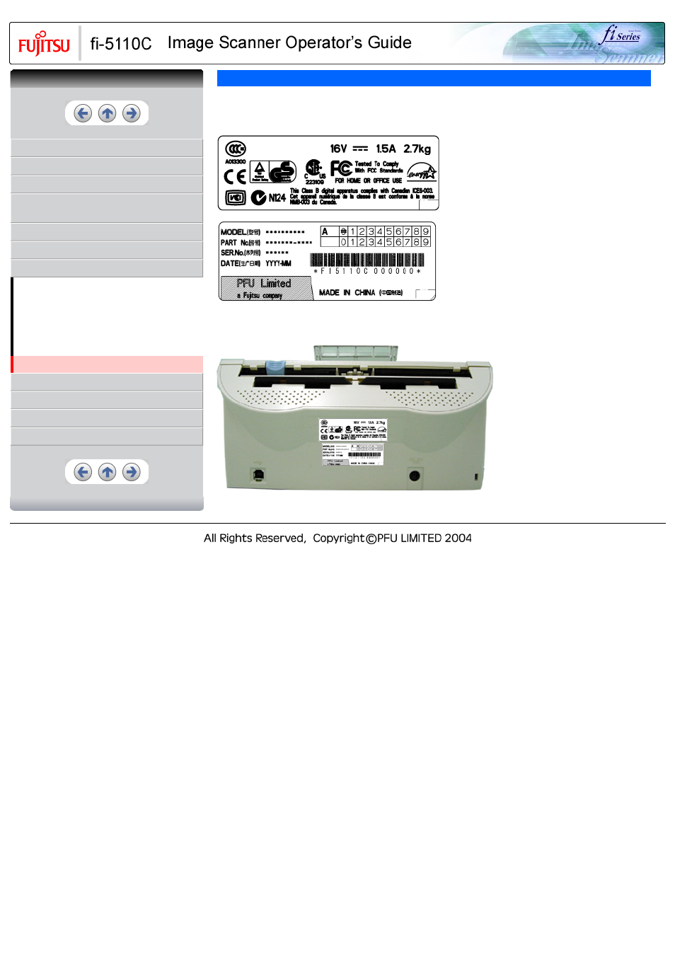 FUJITSU fi-5110C User Manual | Page 118 / 137