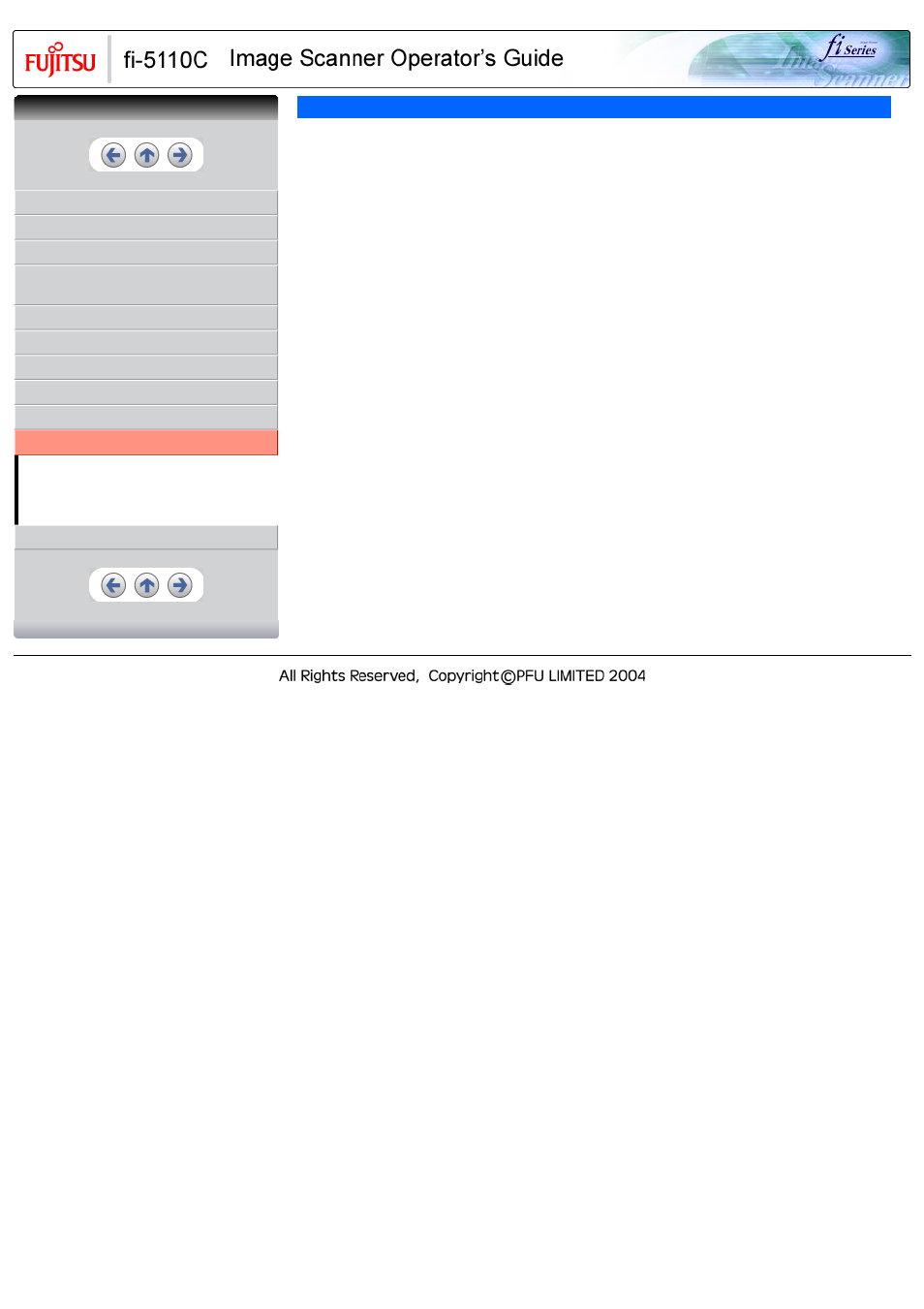 FUJITSU fi-5110C User Manual | Page 129 / 137