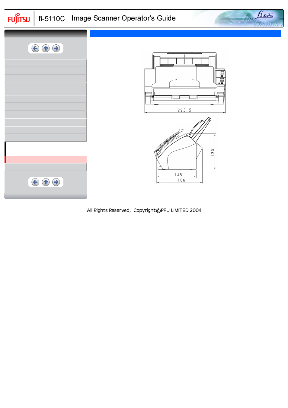 FUJITSU fi-5110C User Manual | Page 134 / 137