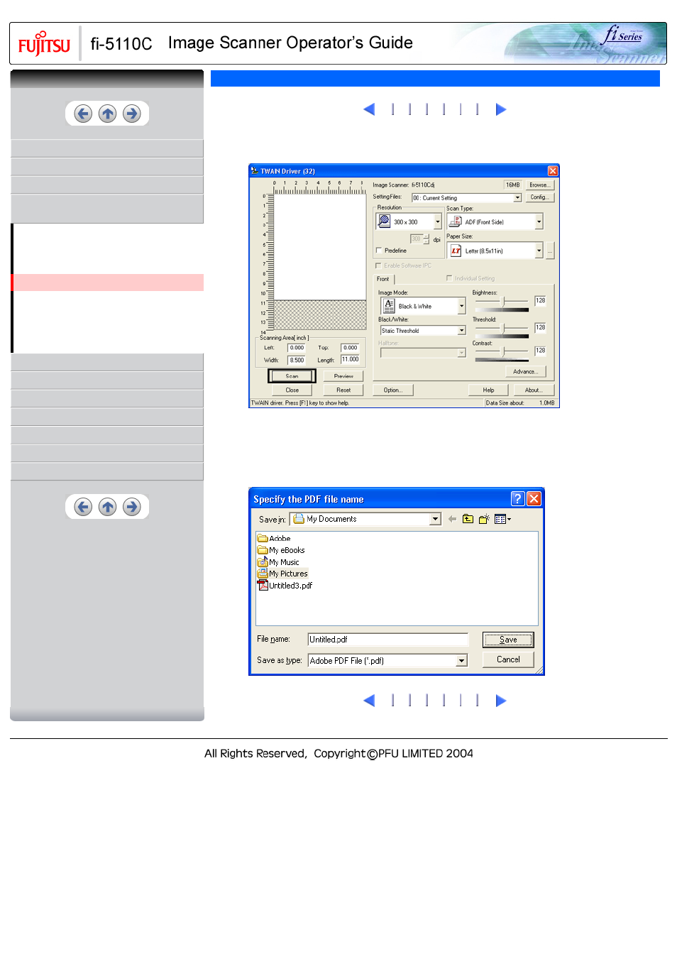 FUJITSU fi-5110C User Manual | Page 59 / 137