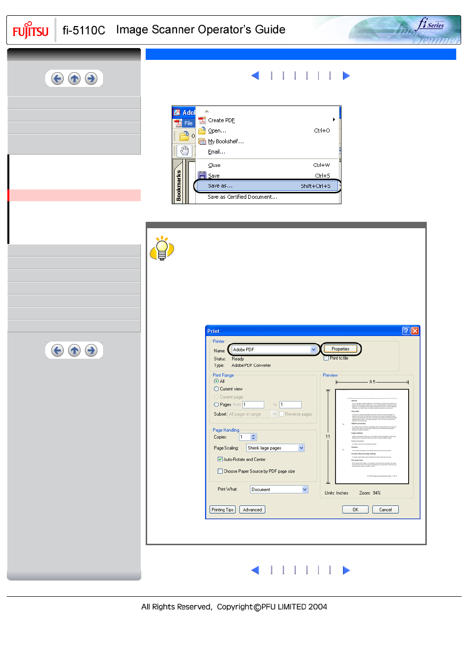 FUJITSU fi-5110C User Manual | Page 64 / 137