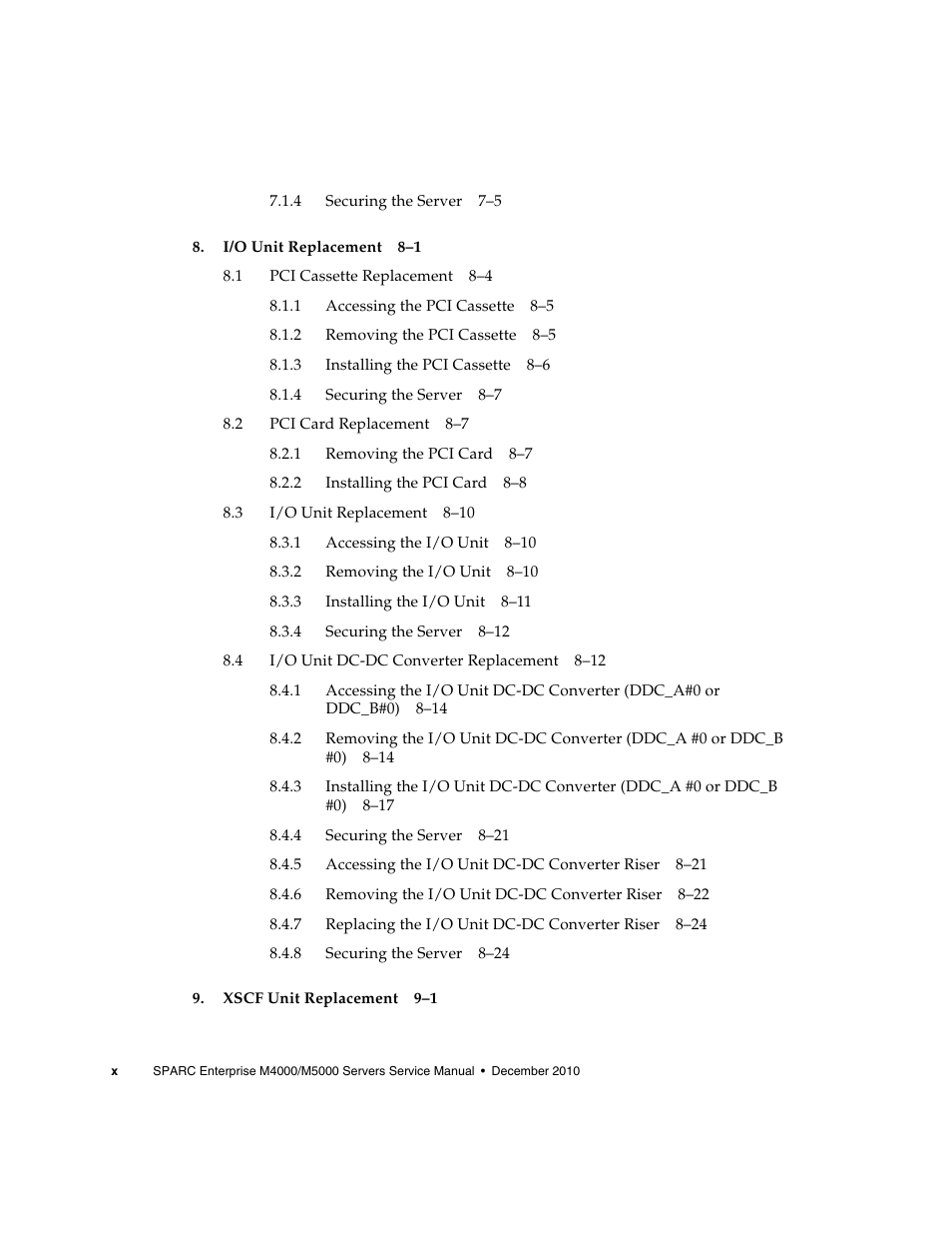 FUJITSU M5000 User Manual | Page 10 / 310