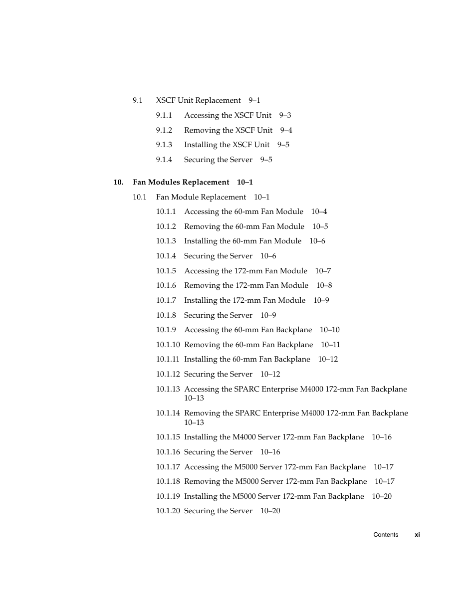 FUJITSU M5000 User Manual | Page 11 / 310