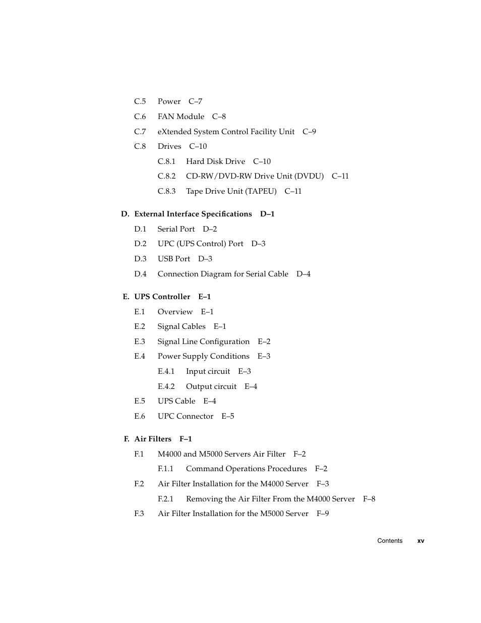 FUJITSU M5000 User Manual | Page 15 / 310