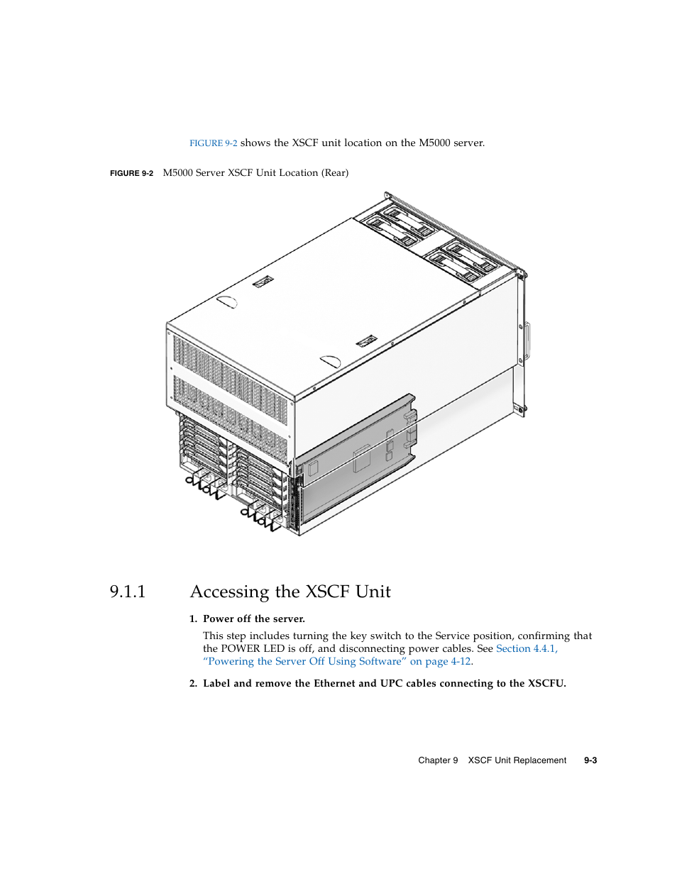 1 accessing the xscf unit, Accessing the xscf unit | FUJITSU M5000 User Manual | Page 161 / 310