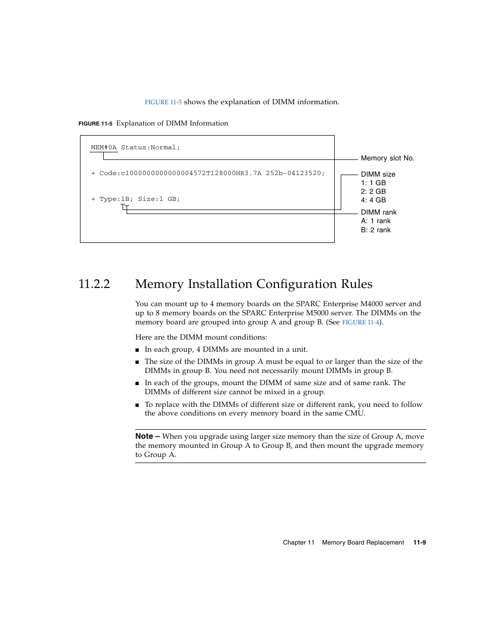 2 memory installation configuration rules, Memory installation configuration rules | FUJITSU M5000 User Manual | Page 193 / 310