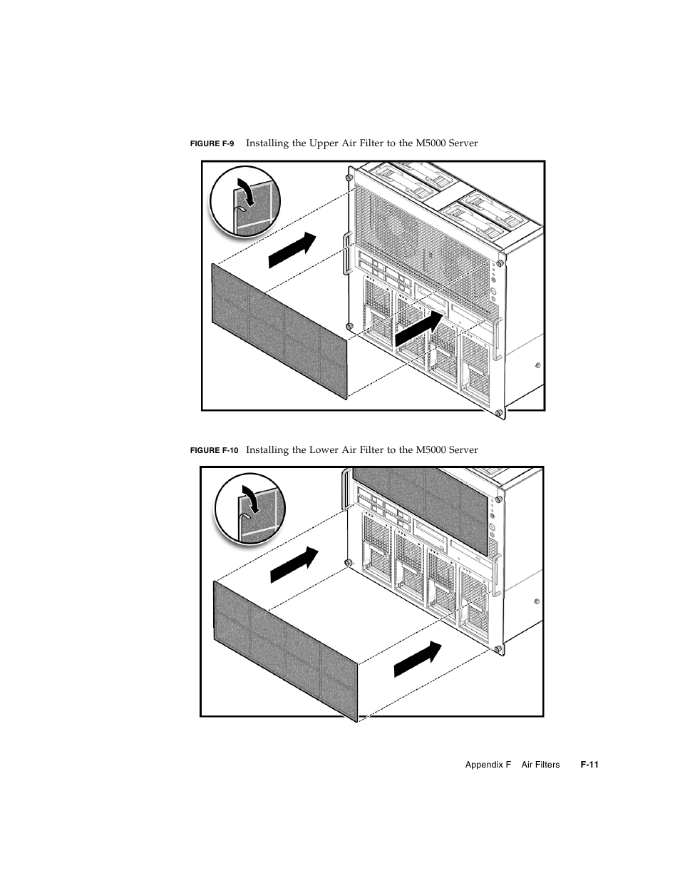 Figure f-9, Figure f-10 | FUJITSU M5000 User Manual | Page 299 / 310