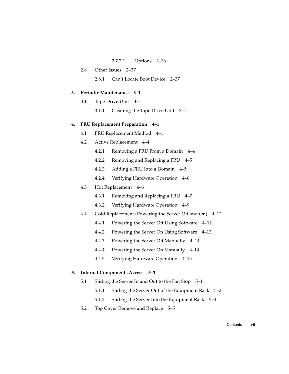 FUJITSU M5000 User Manual | Page 7 / 310