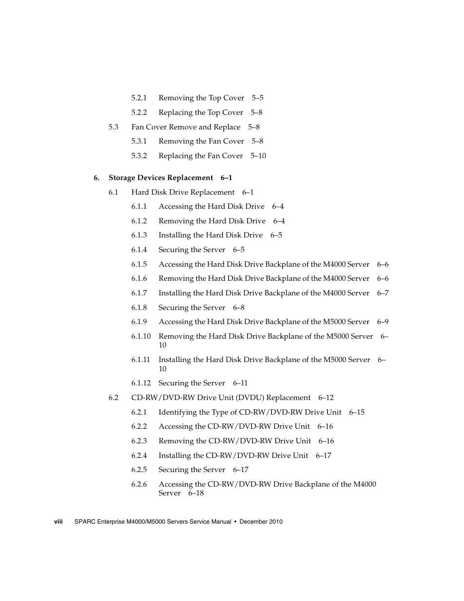 FUJITSU M5000 User Manual | Page 8 / 310