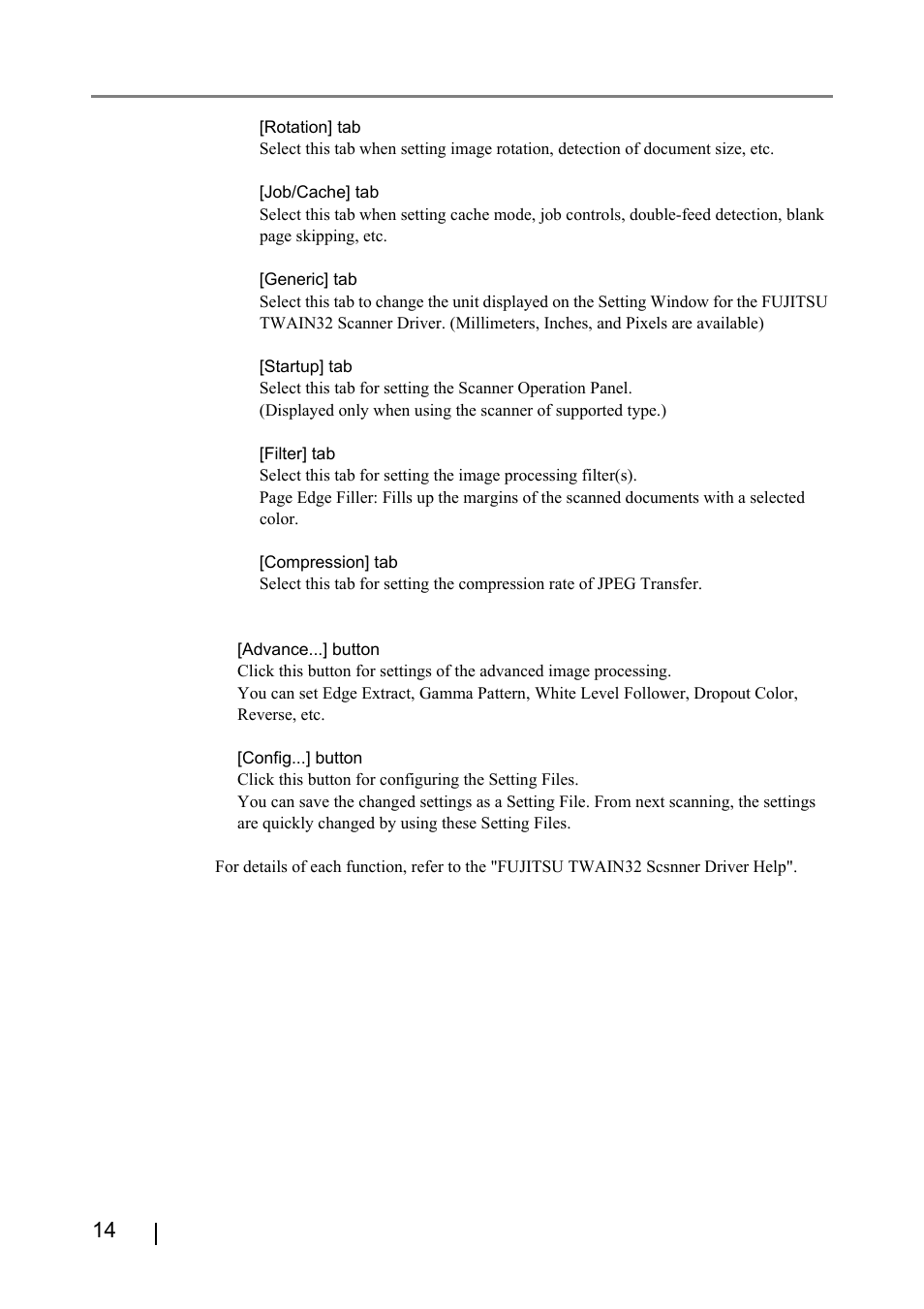 FUJITSU fi-4530C User Manual | Page 20 / 132