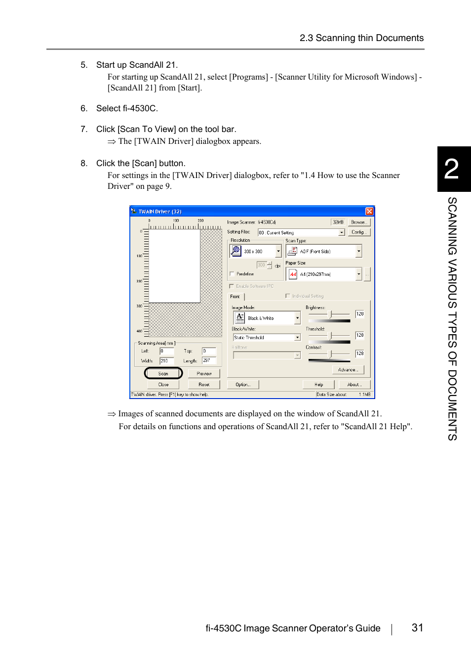 FUJITSU fi-4530C User Manual | Page 37 / 132