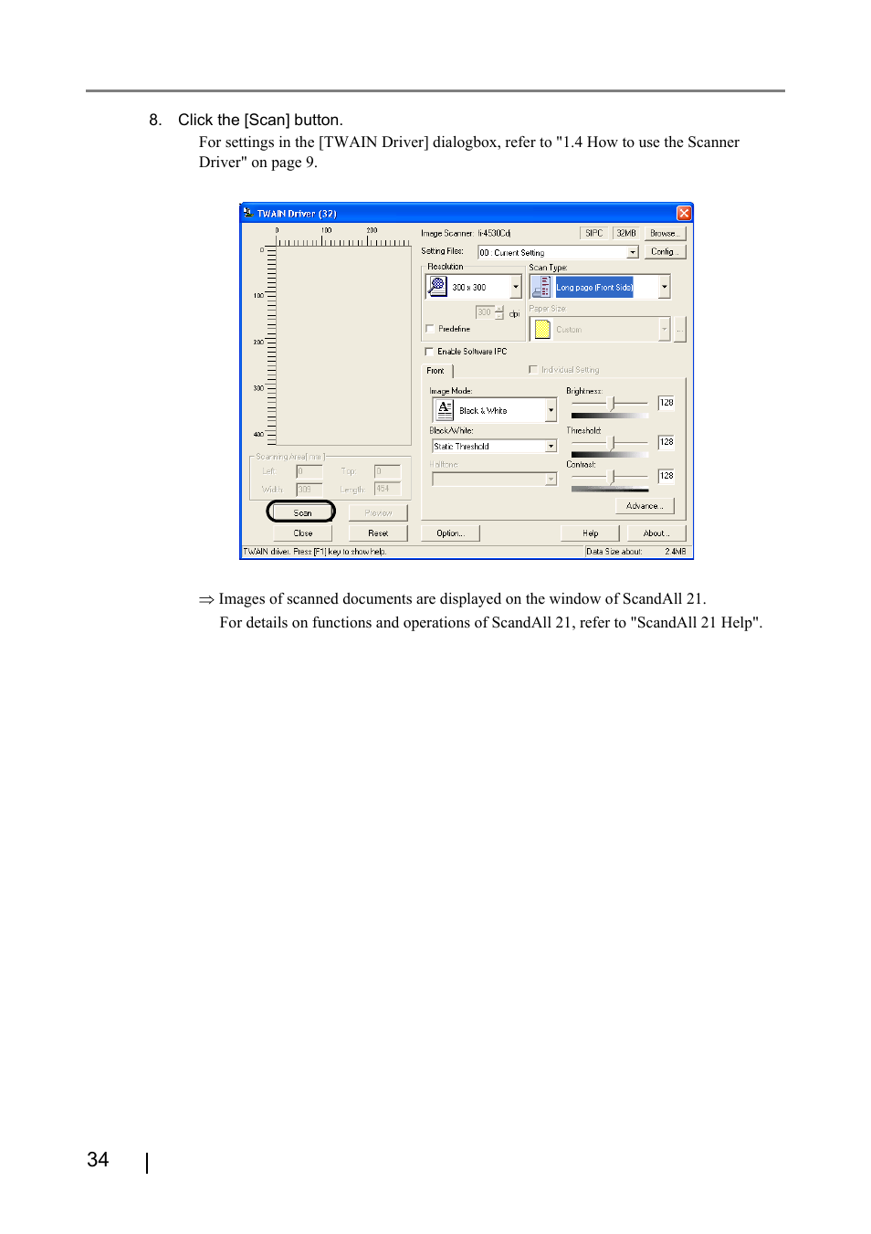 FUJITSU fi-4530C User Manual | Page 40 / 132
