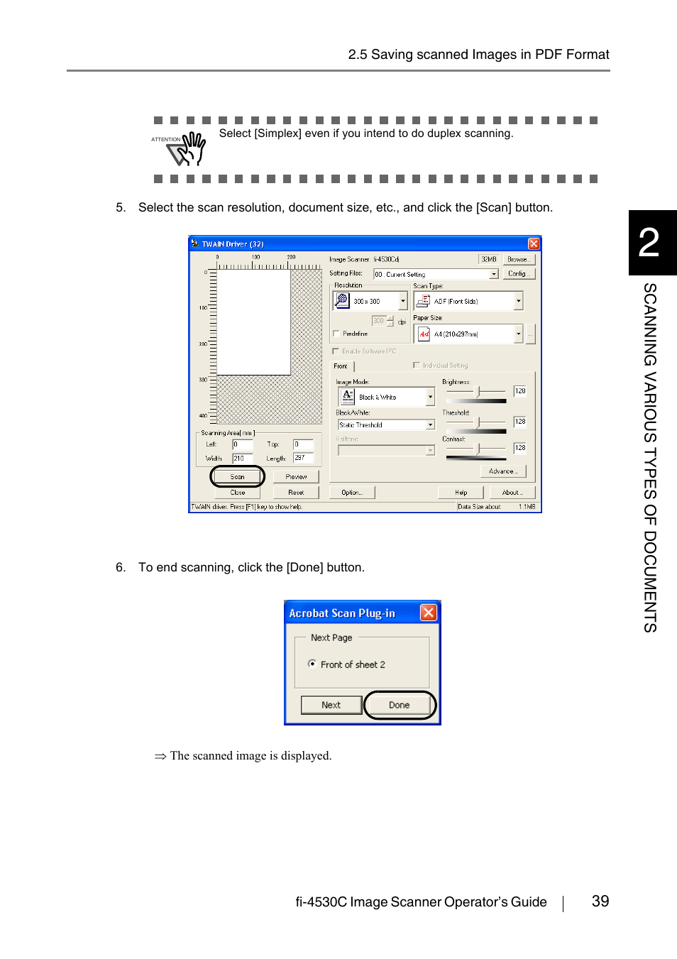 FUJITSU fi-4530C User Manual | Page 45 / 132